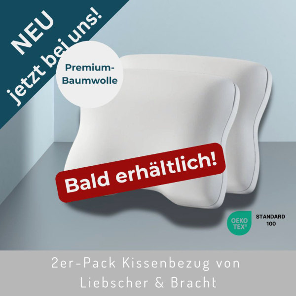 Kissenbezug von Liebscher & Bracht aus langstapeliger Premium-Baumwolle