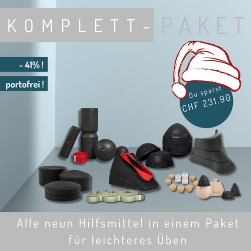 Das Komplett-Paket mit allen 9 beliebten Hilfsmittel von Liebscher & Bracht