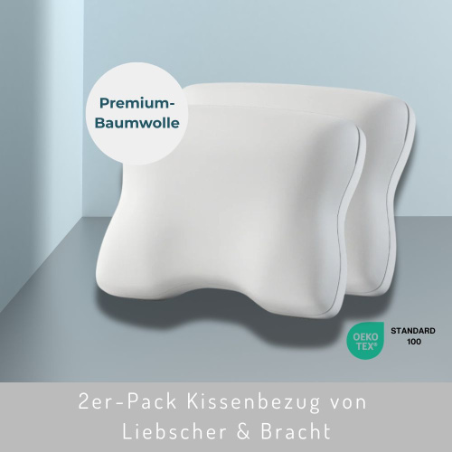Kissenbezug von Liebscher & Bracht aus langstapeliger Premium-Baumwolle