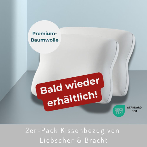Kissenbezug von Liebscher & Bracht aus langstapeliger Premium-Baumwolle