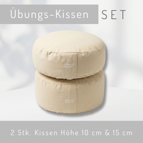 Liebscher & Bracht Übungskissen-Set: Hüfte, Knie und Rücken gezielt entlasten - inkl. Anwendungsvideos. Im offiziellen L&B-Shop für die Schweiz bestellen.
