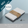 Die Kissenbezüge von Liebscher & Bracht aus langstapeliger Premium-Baumwolle im 2er-Pack