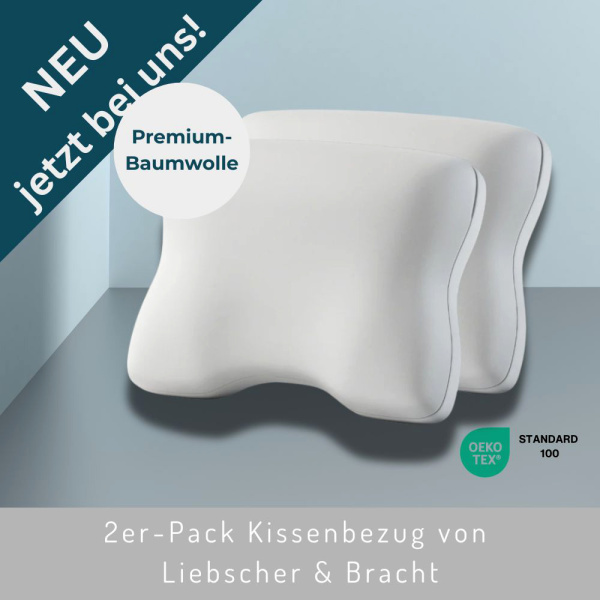 Kissenbezug von Liebscher & Bracht aus langstapeliger Premium-Baumwolle