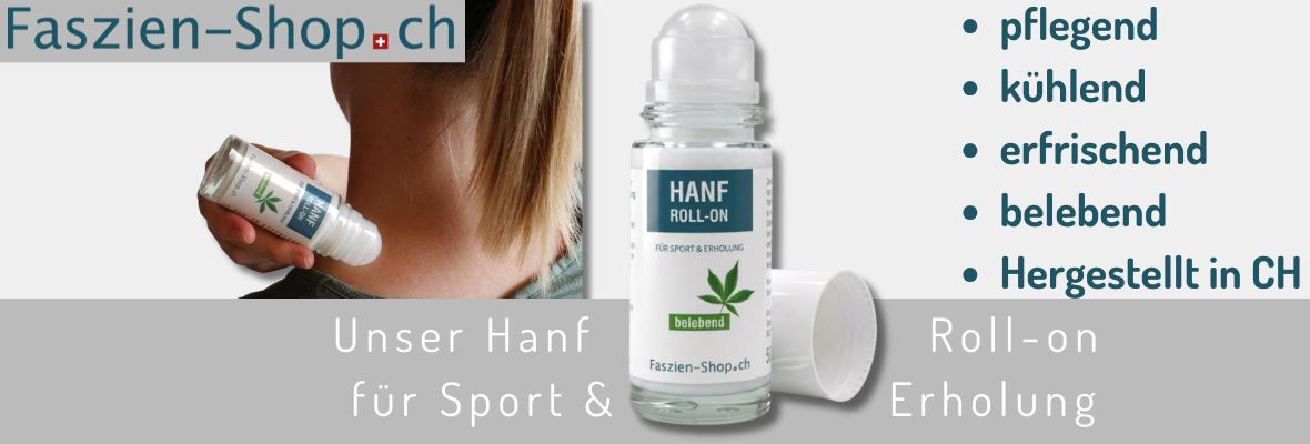 neuer Hanf Roll-on für Sport und Erholung - Faszien-Shop.ch