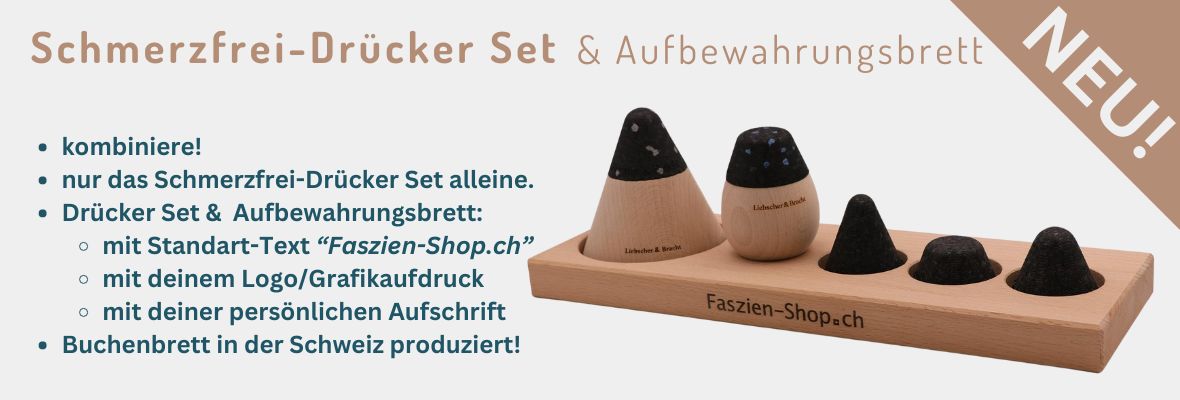 bestelle das Aufbewahrungsbrett zusammen mit dem Schmerzfrei-Drücker Set Basis